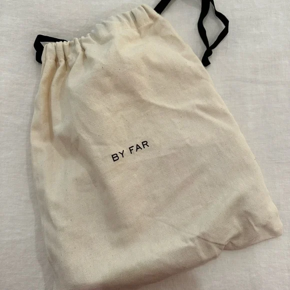 By Far Mini Rachel Striped Leather Shoulder Bag - Picture 2 of 3